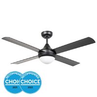 STRADBROKE 48in (1220mm) DC ABS 4 Blade Fan with 2xE27 Light with Remote