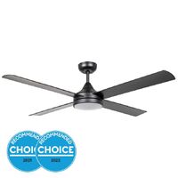 STRADBROKE 52in (1320mm) 20w CCT 2300lms LED DC ABS 4 Blade Fan with Remote