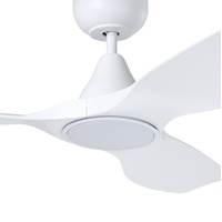 SURF 1022mm 20w CCT LED DC ABS 3 Blade Ceiling Fan