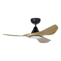 SURF 1022mm 20w CCT LED DC ABS 3 Blade Ceiling Fan