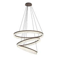 FLORENCIA 60w 1000mm LED Round 3-Tier Pendant