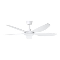MIAMI 1320mm 20w CCT LED DC ABS 5 Blade Ceiling Fan 