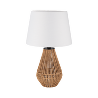 CARTER 1lt 478mm Rope Table Lamp
