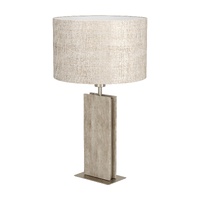 BELESAR 1lt 670mm Travertine Table Lamp