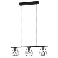 MARDYKE 3lt Metal/Clear Glass Bar Pendant