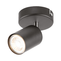 TRAVIS 1lt 5w GU10 Adjustable Round Base Spotlight