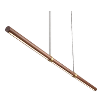 AQUILA 32w 2000mm Timber Linear LED Pendant