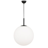 BALLY 1lt 40cm Opal Glass Ball Flex Pendant