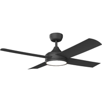 BREEZE SILENT PRO 1220mm 24w CCT 1361lms AC ABS 4 Blade Ceiling Fan