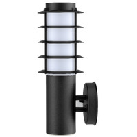 BORDA 1lt IP44 SS304 Fixed Louvered Exterior Wall Light 