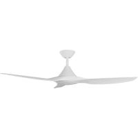 CLOUDFAN 1320mm 20w CCT LED Smart DC ABS 3 Blade Ceiling Fan with Remote