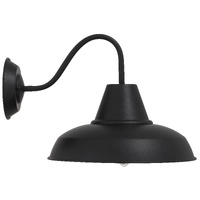 GORDON 1lt IP43 Metal Exterior Wall Light