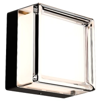 GREBE 6w IP65 Square Frosted Acrylic LED Wall Light