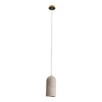 INSPIRE 1lt 120mm Travertine Pendant