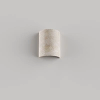 INSPIRE 2lt GU10 220mm Travertine Wall Light