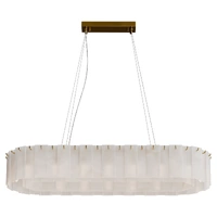 MIRAGE 14lt 1000mm Alabaster Rectangle Pendant