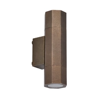 OCTO 2lt GU10 Up/Down IP65 Exterior Wall Light (globes extra)