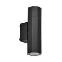 OCTO 2lt GU10 Up/Down IP65 Exterior Wall Light (globes extra)