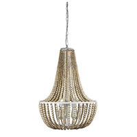 CASCARA 3lt 500mm Wood Bead Pendant