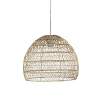 METTE 470mm Natural Cane Woven Rattan Pendant