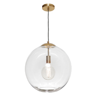 ORPHEUS 1lt 400mm Large Clear Pendant