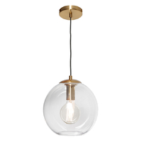 ORPHEUS 1lt 250mm Small Clear Pendant
