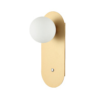 OVALIS 1lt 300mm Wall Light with Switch