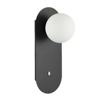 OVALIS 1lt 300mm Wall Light with Switch