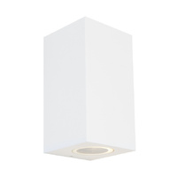 SACO 2lt IP54 Square Up/Down Exterior Wall Light