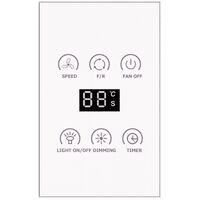 WALL Control to suit Storm, Enviro, Profile & Turaco Ceiling Fans