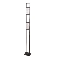 ZEIGEL 16w 1620mm LED Ice Glass Diffuser Floor Lamp